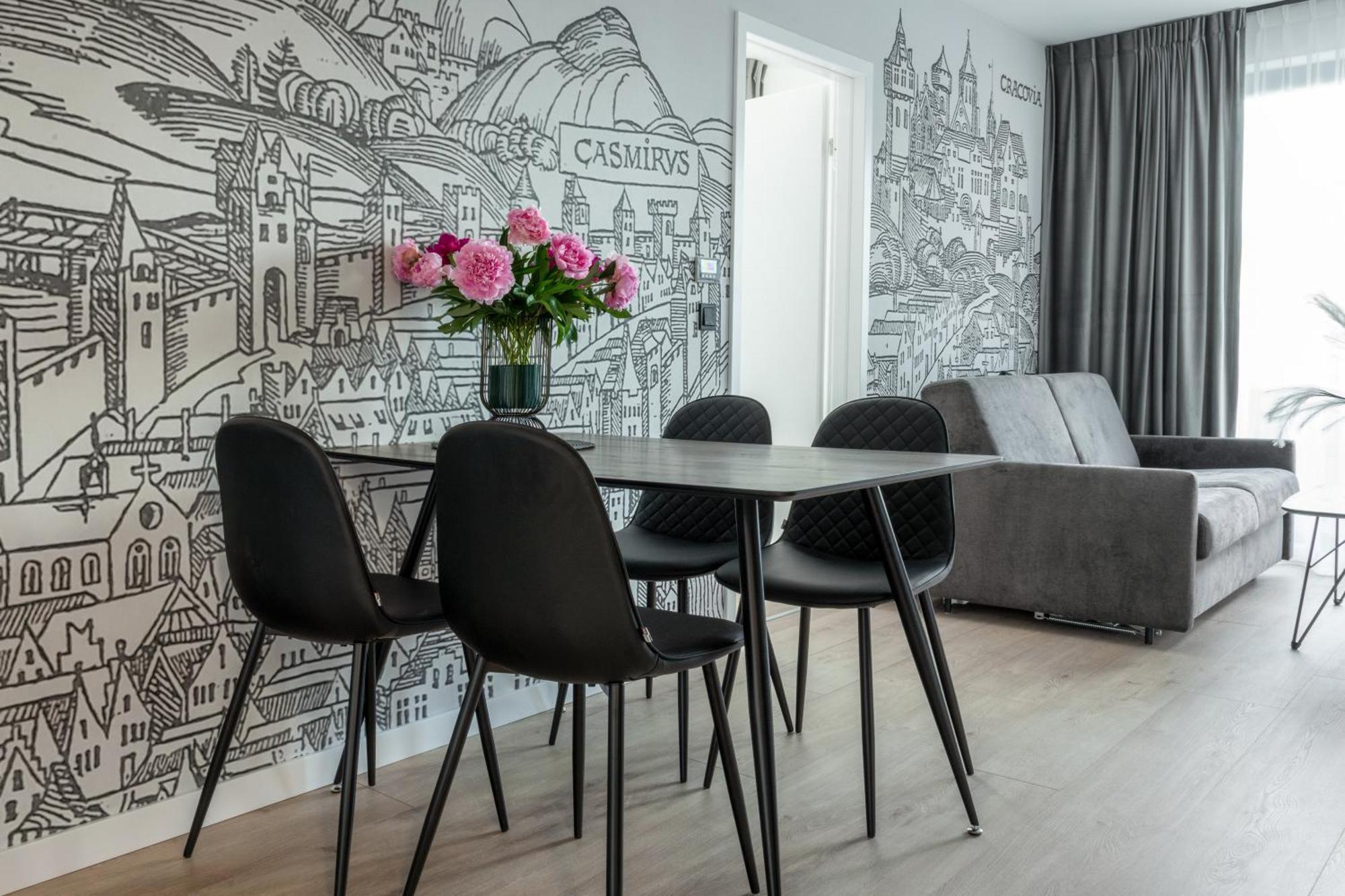 Inpoint Spacious Apartments Near Main Square & Kazimierz District Krakow Bilik gambar